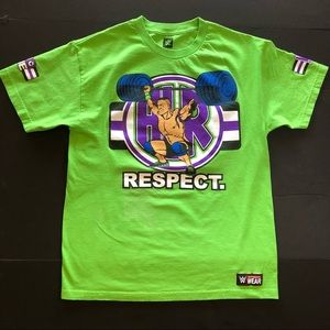 John Cena Green Purple Respect the Cenation Mens T-shirt